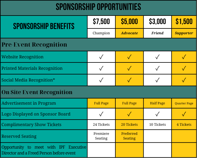 2027 Tampa Sponsor Form